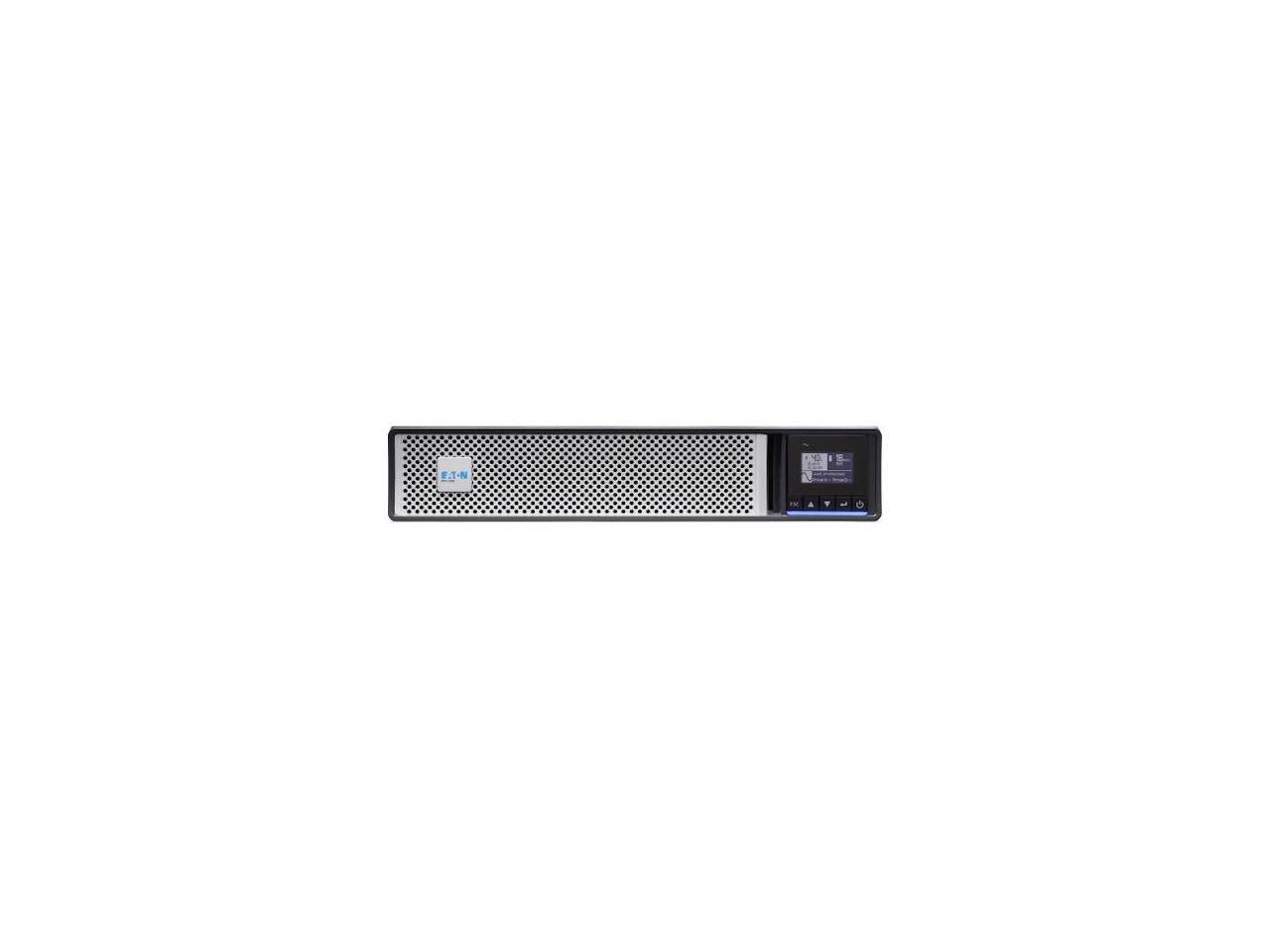 Front. Eaton - Eaton 5PX G2 3000VA 3000W 2U 208V Line-Interactive UPS 5PX3000HRTNG2 - Black.