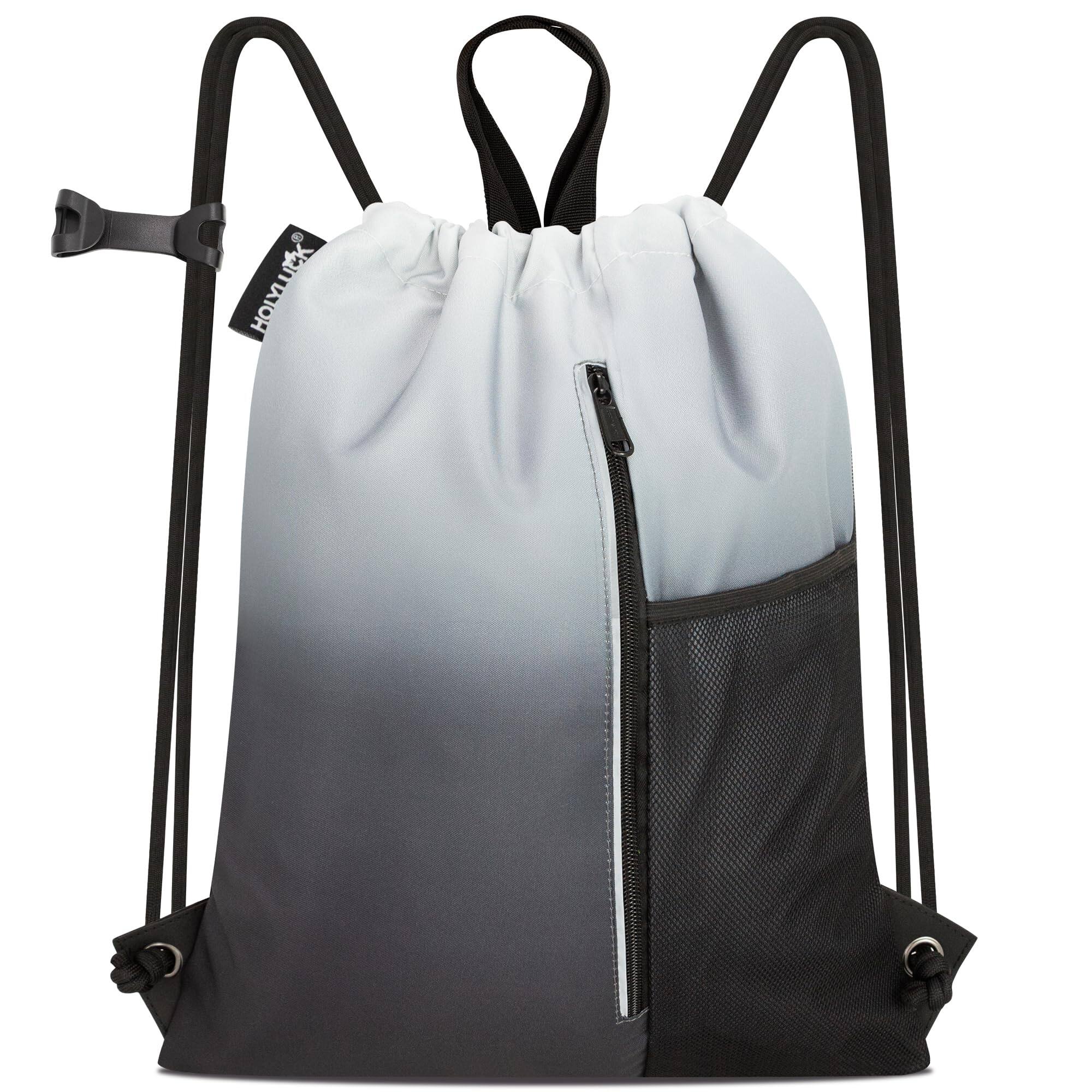 Cozy Serene Men & Women Outdoor Sport Gym Sack Waterproof Drawstring ...