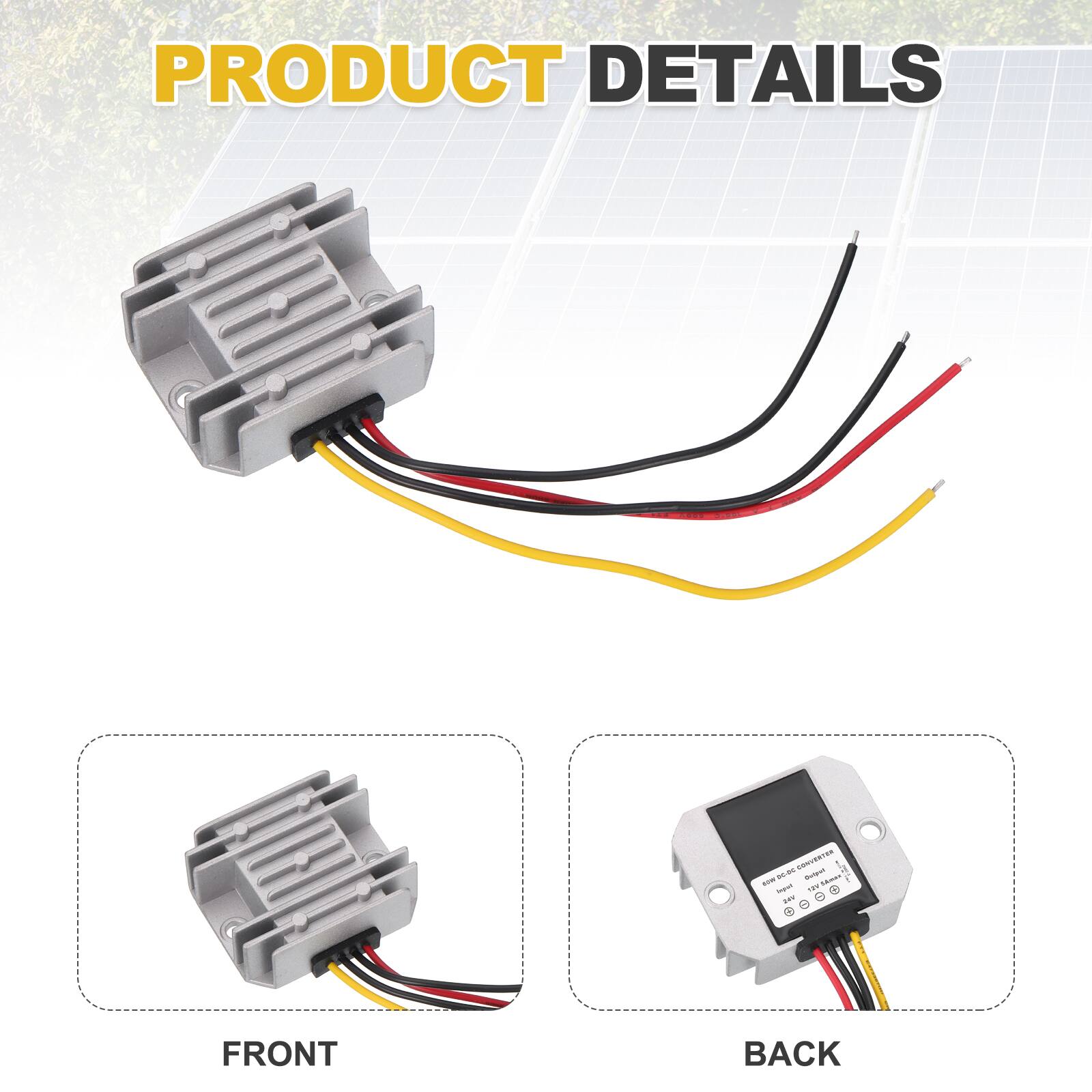 PRODUCT DETAILS

FRONT

BACK