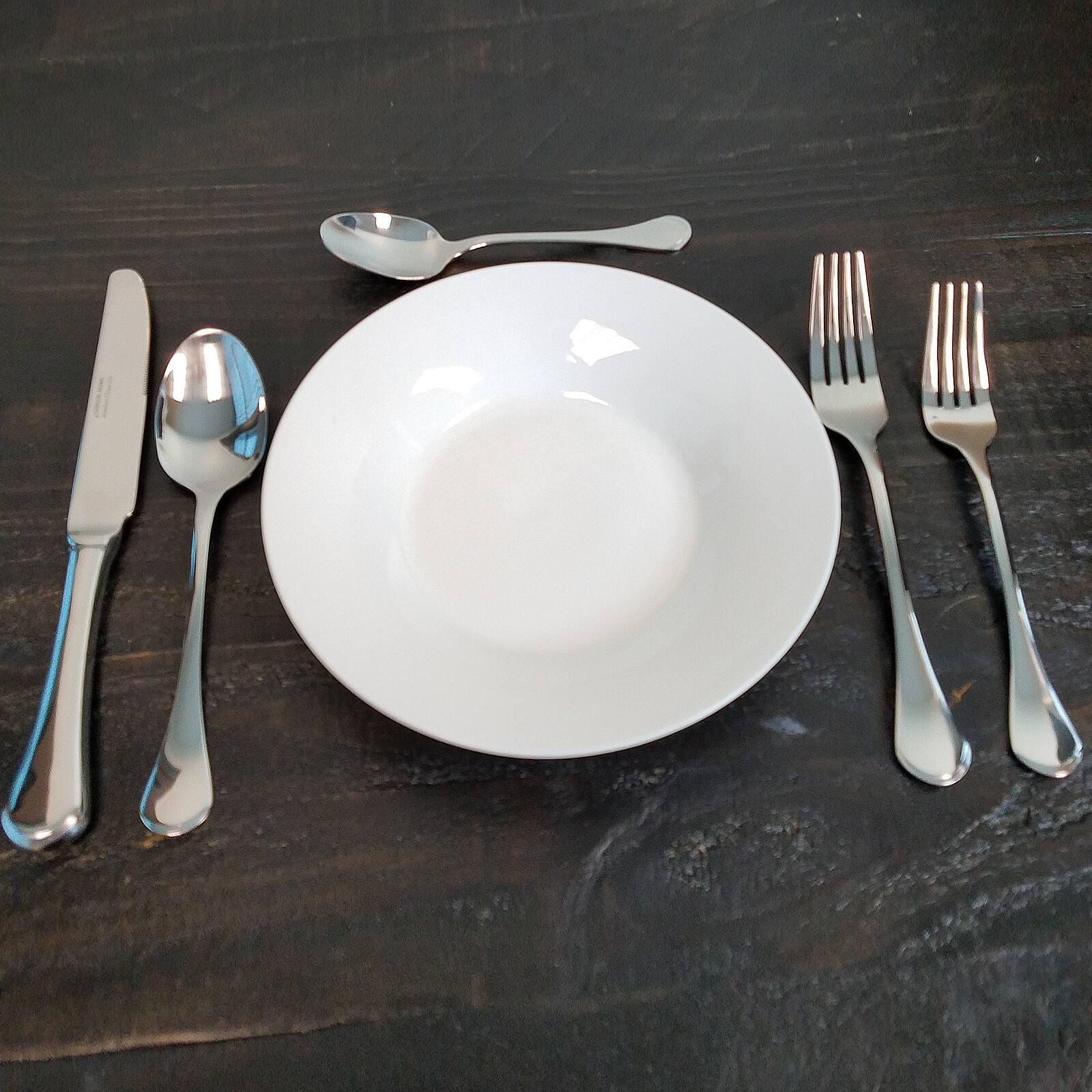 Alt View 2. Gibson - Gibson Home Classic Manchester 20-Piece Flatware Set - Silver.