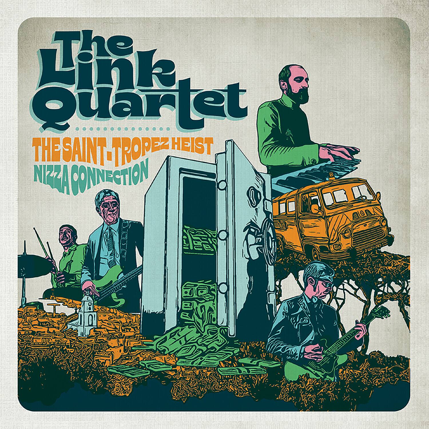 Link Quartet The Saint Tropez Heist (Repress) 7 INCH SINGLE [7 inch ...