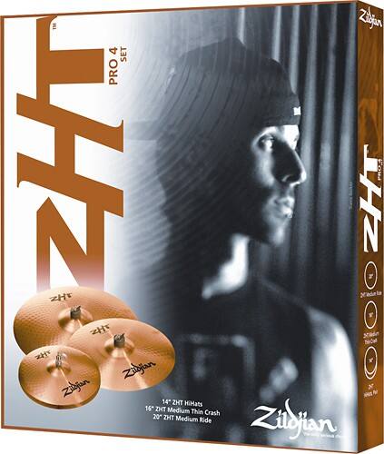 Front Standard. Zildjian - ZHT Pro Box Set (4-Piece) - Gold.