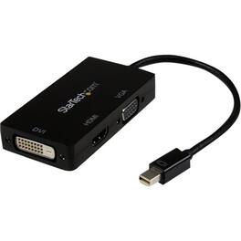 StarTech.com - DisplayPort to HDMI, VGA and DVI-D Video Converter - Black