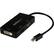 Front. StarTech.com - DisplayPort to HDMI, VGA and DVI-D Video Converter - Black.