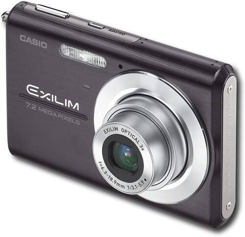 Best Buy: Casio EXILIM 7.2MP Digital Camera Black EX-Z75BK