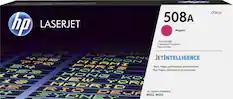 Front. HP - 508A Toner Cartridge - Magenta.