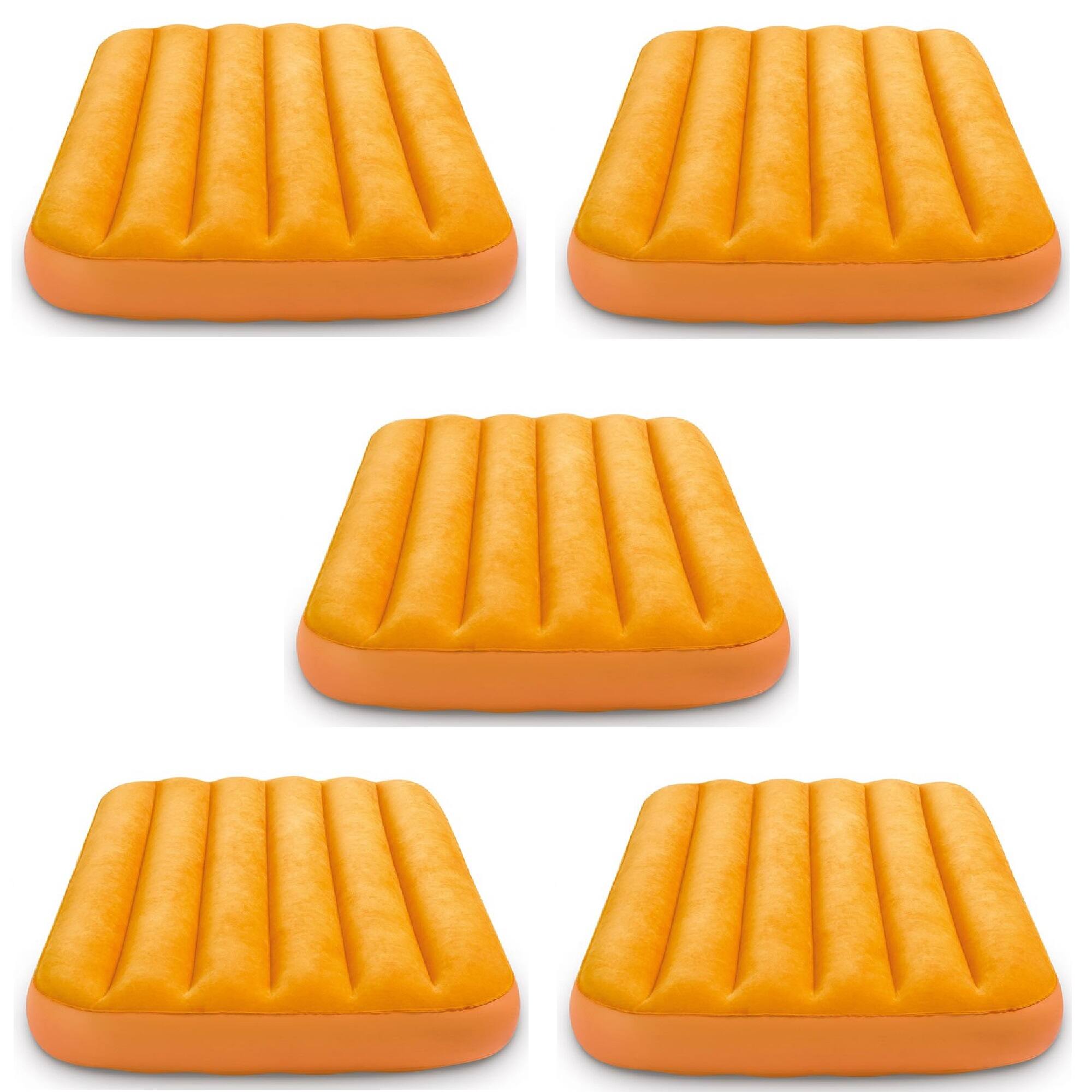 Alt View 4. Intex - Intex Cozy Kidz Bright & Fun-Colored Inflatable Air Bed w/ Carry Bag (5 Pack) - Blue or orange.