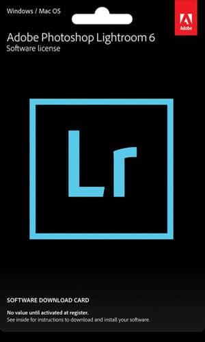 bought lightroom and photoshop package but can download