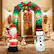 Alt View 10. Costway - 8FT Christmas Inflatable Archway w/ Santa Claus & Snowman and LED Lights - Multicolor.