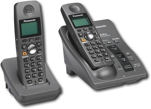 Angle Standard. Panasonic - 5.8GHz Expandable Cordless Phone System.