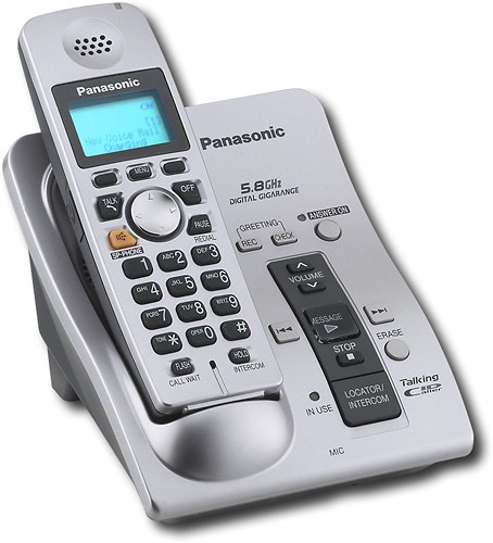 Panasonic KX-TG6051S KX-TG6052S 5.8 GHz 1 Line Cordless phone system 