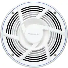 Front. Pioneer - Nautica 8" 40 W 2-way Speaker - White.