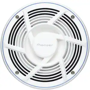 Front. Pioneer - Nautica 8" 40 W 2-way Speaker - White.