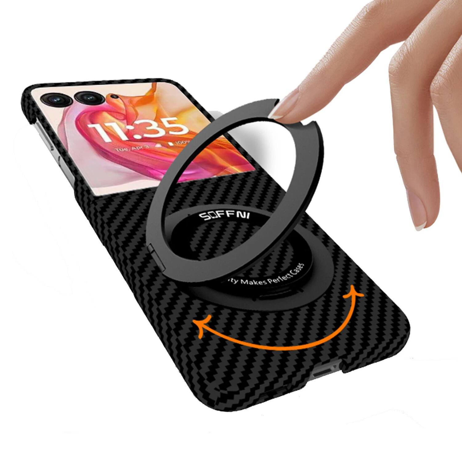 17:35 100%  
Apa & T0e.  
SOFNI  
"Quality Makes Perfect Case"