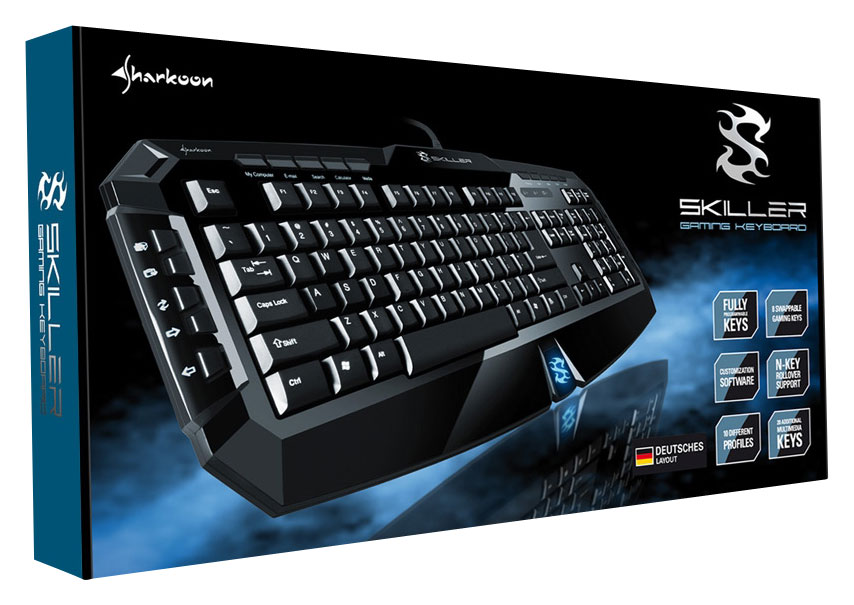 dam straal Perforatie Best Buy: Sharkoon Skiller Gaming Keyboard Black 000SKSK