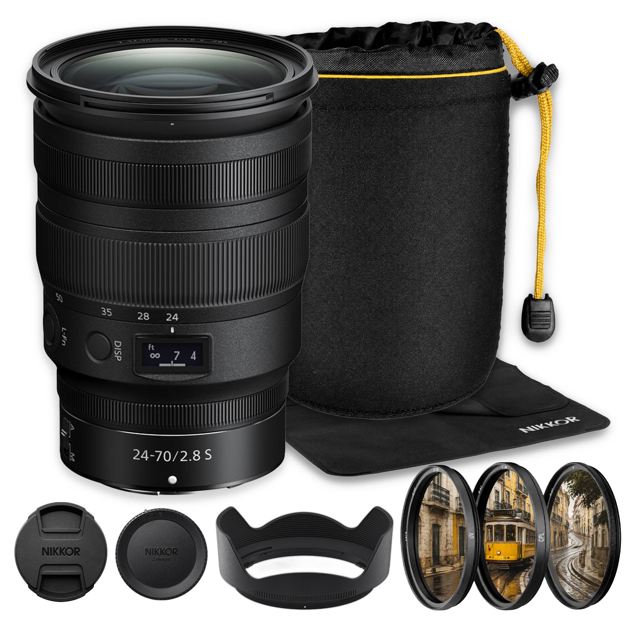 50 L-Fn  
35 DISP  
28 24 1 ft 8 7  
4  
24-70/2.8S  
NIKKOR  
NIKKOR  
NIKKOR  
UV  
CPL