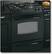 Angle Standard. GE - Profile 30" Self-Cleaning Slide-In Dual-Fuel Convection Range - Black-on-Black.