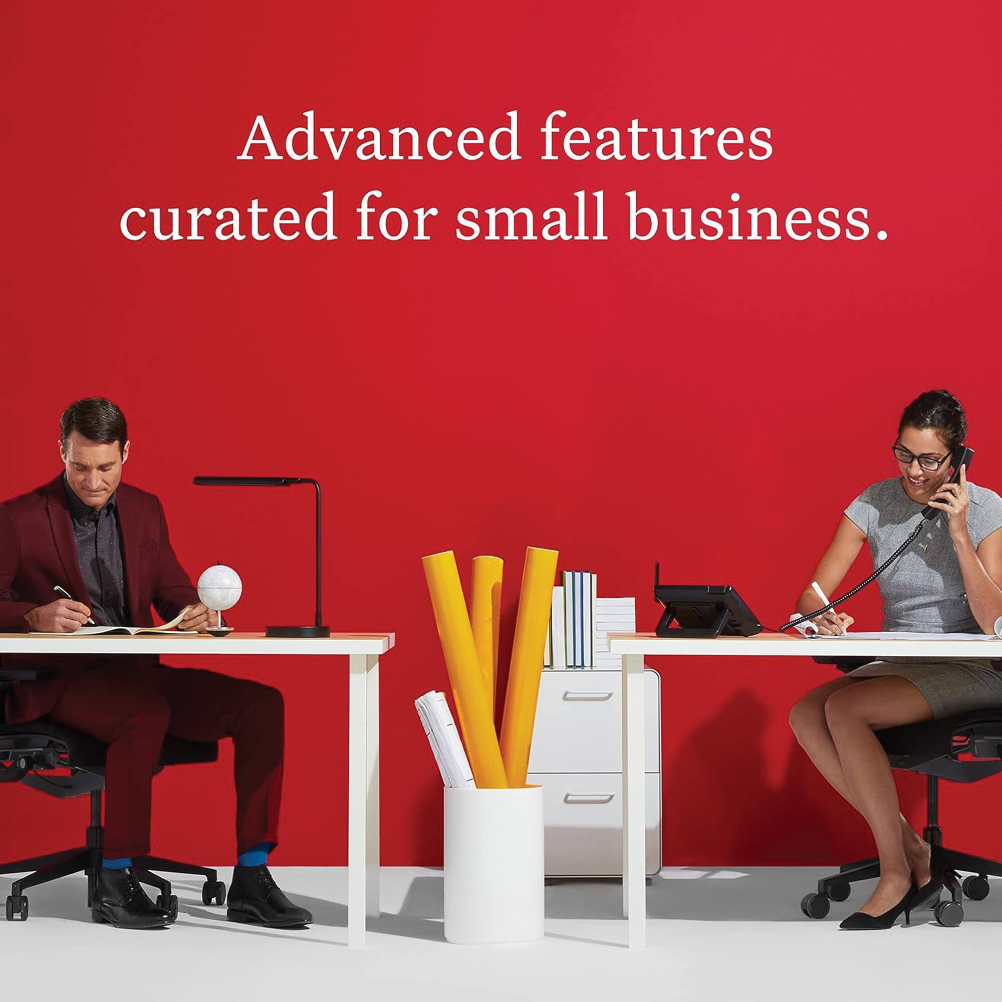 Advanced features curated for small business.