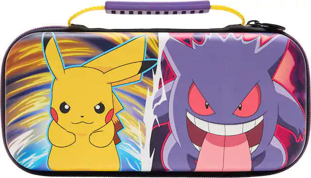 Front. PowerA - PowerA Protection Case for Nintendo Switch - OLED Model, Nintendo Switch and Nintendo Switch Lite - Pikachu vs. Gengar - Pikachu vs. Gengar.