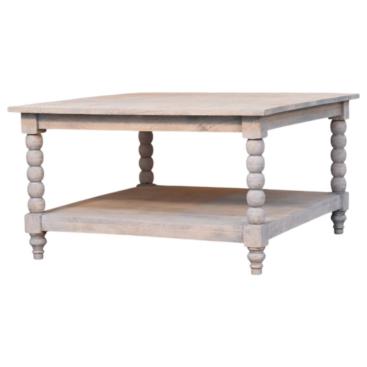 Angle. Artisan Furniture - Artisan Furniture Solid WoodBarclay Acid Wash Coffee Table - Brown.