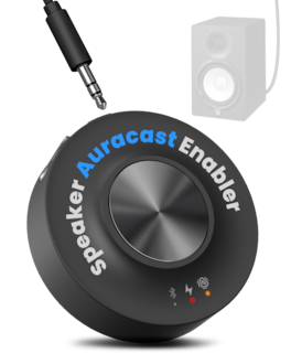 Avantree - AuraLink – Future-Proof Auracast & Classic Bluetooth Receiver for Speakers & Audio System, 328ft Long Range