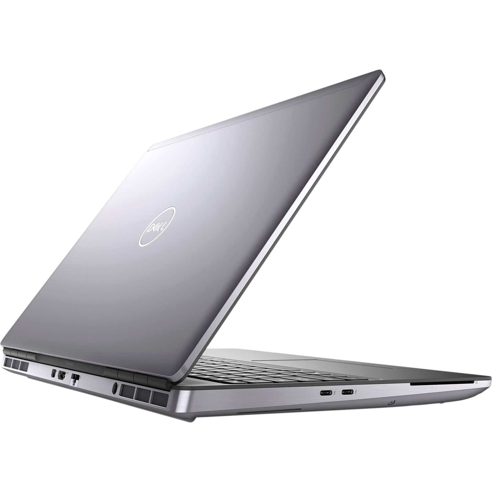 Alt View 12. Dell - Precision 7750 17.3" Refurbished Laptop - Intel 10th Gen Core i7 with 64GB Memory - NVIDIA Quadro RTX 3000 6GB - 2TB SSD - Black.