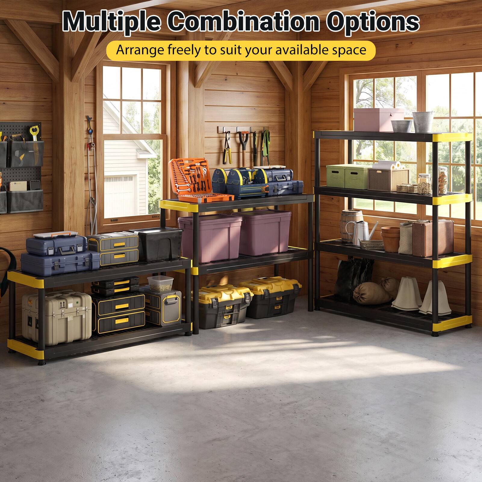 Multiple Combination Options  
Arrange freely to suit your available space