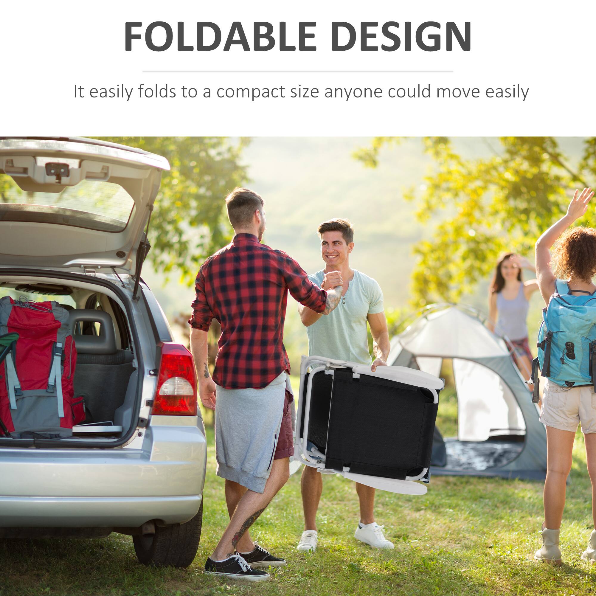 FOLDABLE DESIGN

It easily folds to a compact size anyone could move easily