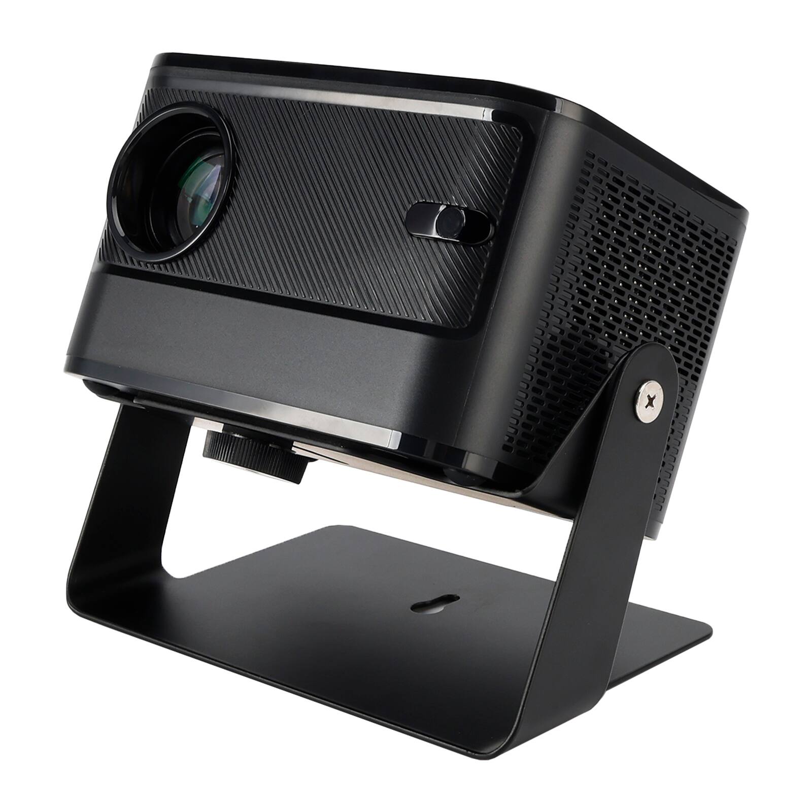 Alt View 5. Topteng - Smart 4K Projector with Auto Focus - 1400 Lumen, HiSilicon Chip, MEMC, Auto Keystone, Dual 5W Speakers, for Home Theater - Black.