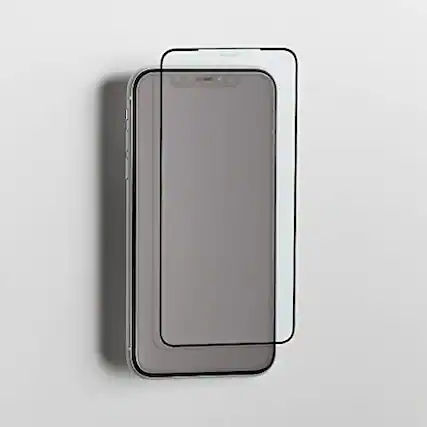 Front. BodyGuardz - BodyGuardz Pure 2 Edge Antimicrobial Tempered Glass Screen Protector - iPhone 11/XR - Clear.