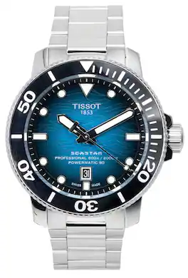 Tissot - Seastar 2000 Professional Powermatic 80 Diver's T120.607.11.041.00 T1206071104100 600M Men's Watch - Blue