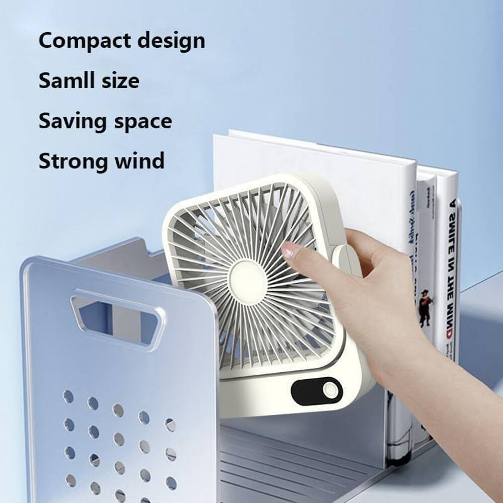 Compact design  
Small size  
Saving space  
Strong wind