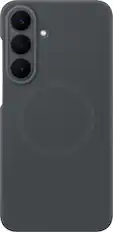 Front. Samsung - Galaxy S26 FE Silicone Magnet Case - Black.