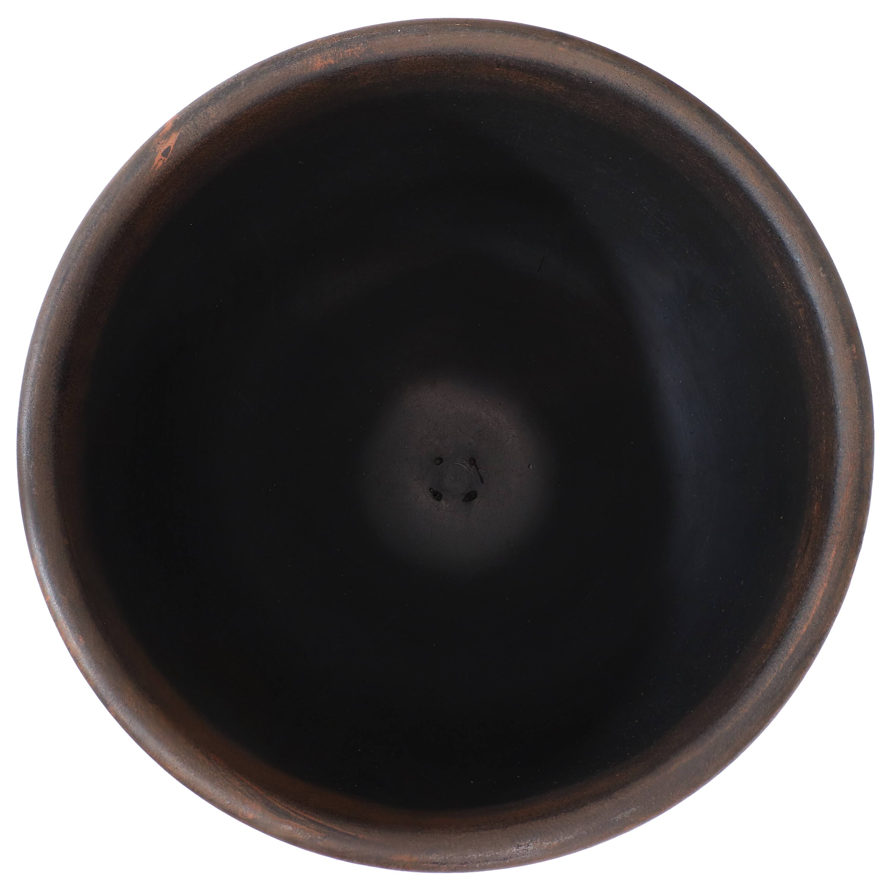 Alt View 8. Sunnydaze - 16 in Elizabeth Ribbed Urn Dual-Wall Polyresin Planter - Rust.