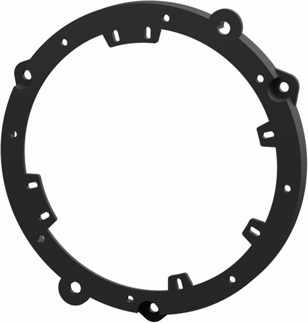 Alt View 12. Metra - Speaker Adapter Plate for Hyundai Accent 2018-2022 and Select KIA 2005-Up (2-Pack) - Black.