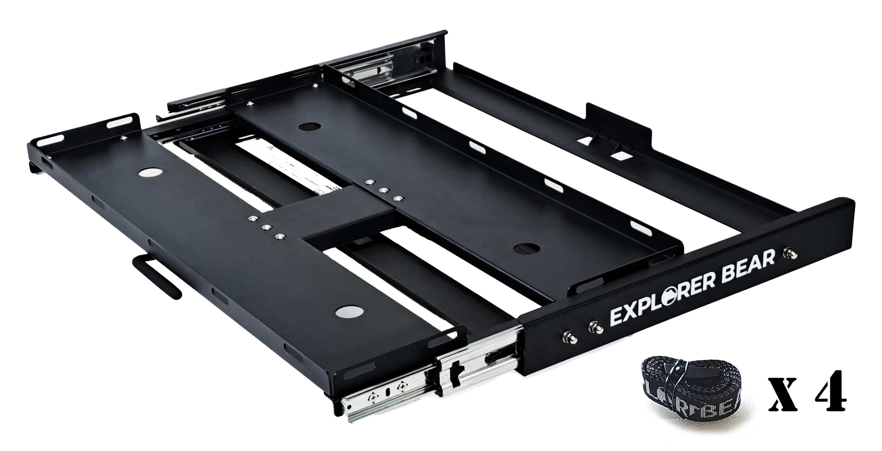Explorer Bear - Fridge Horizontal Slide for 30L-50L Fridges - Black