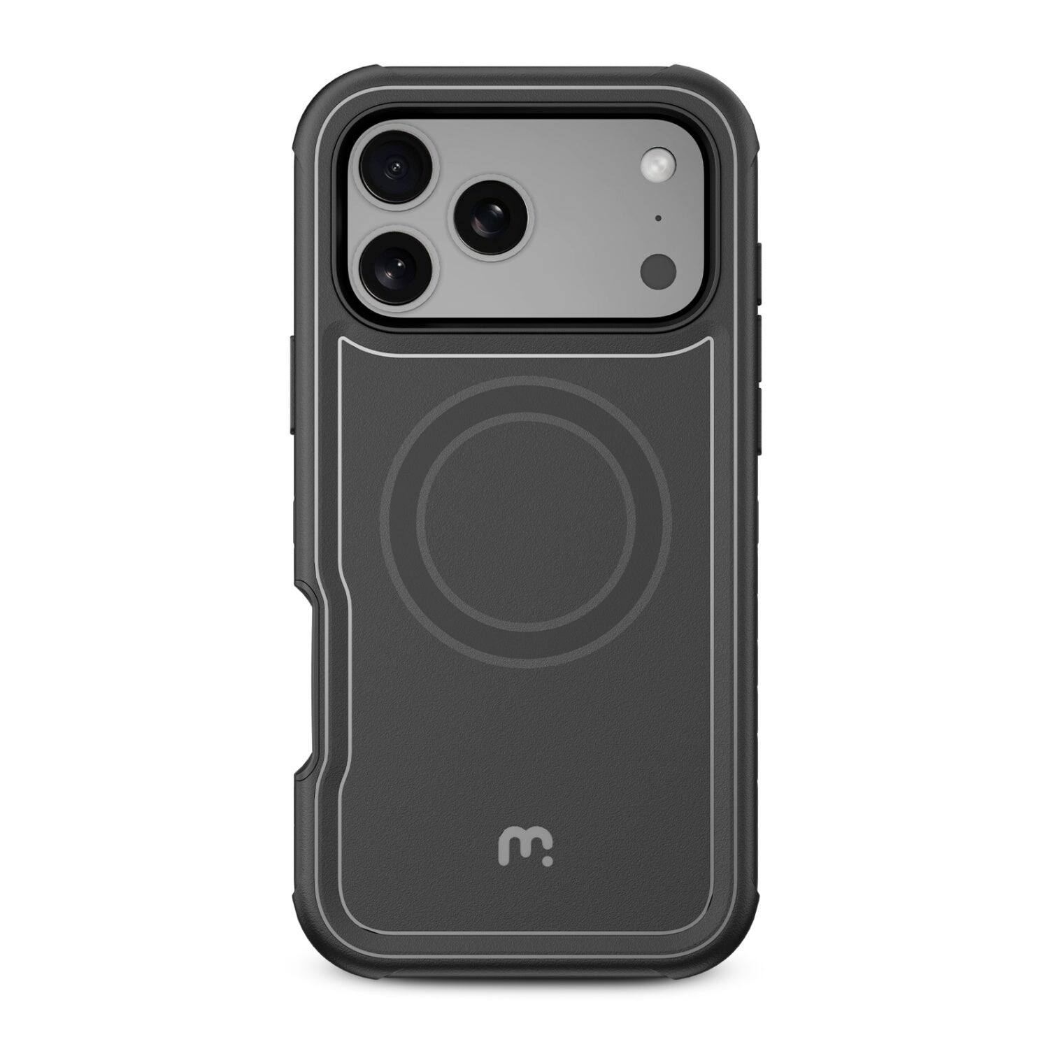 Alt View 1. Mybat Pro - MyBat Pro Maverick Series Rogue Edition MagSafe Case for Apple iPhone 18 Pro / 17 Pro - Black - Black.