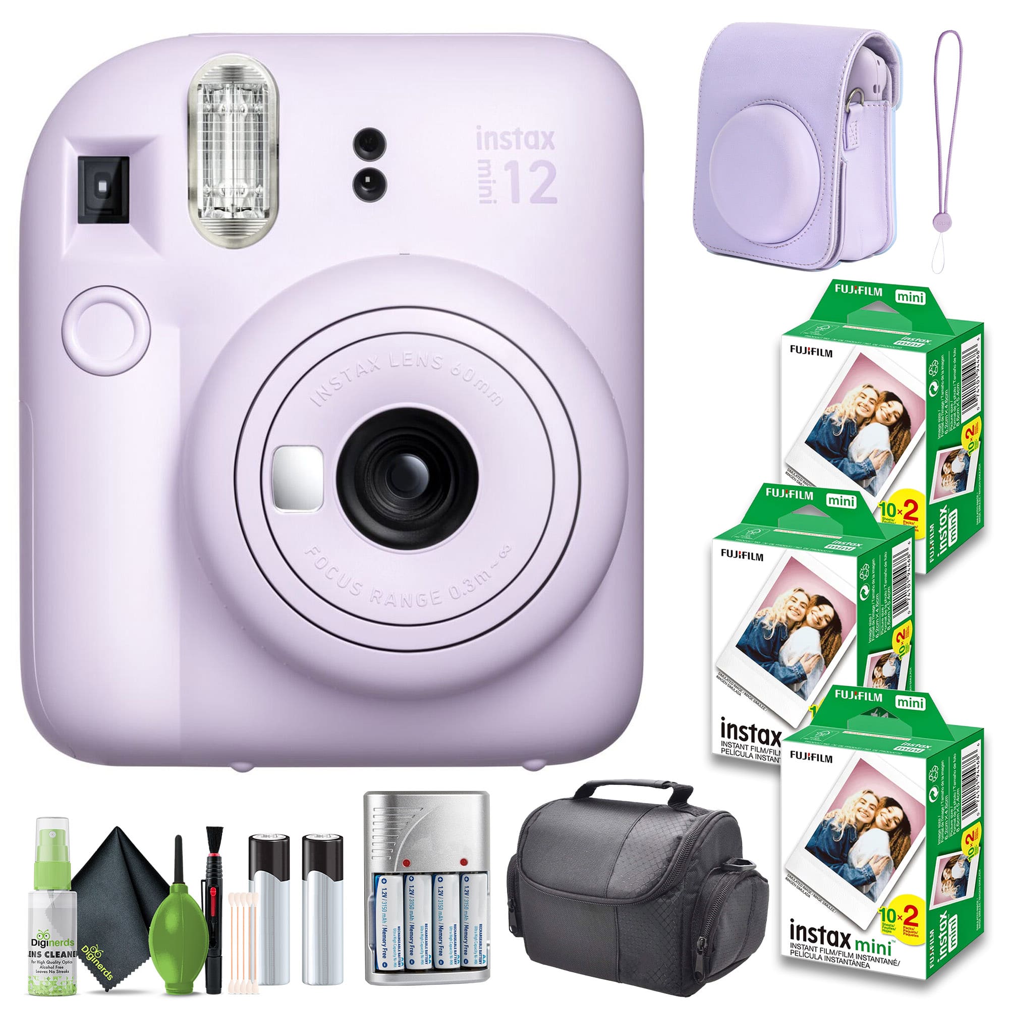 Fujifilm - INSTAX MINI 12 Instant Film Camera with Instant Film - Lilac Purple price history on PriceWatchPro