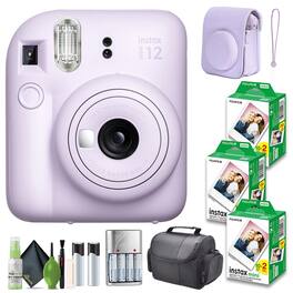 Bundle - Fujifilm - INSTAX MINI 12 Instant Film Camera with Instant Film - Lilac Purple