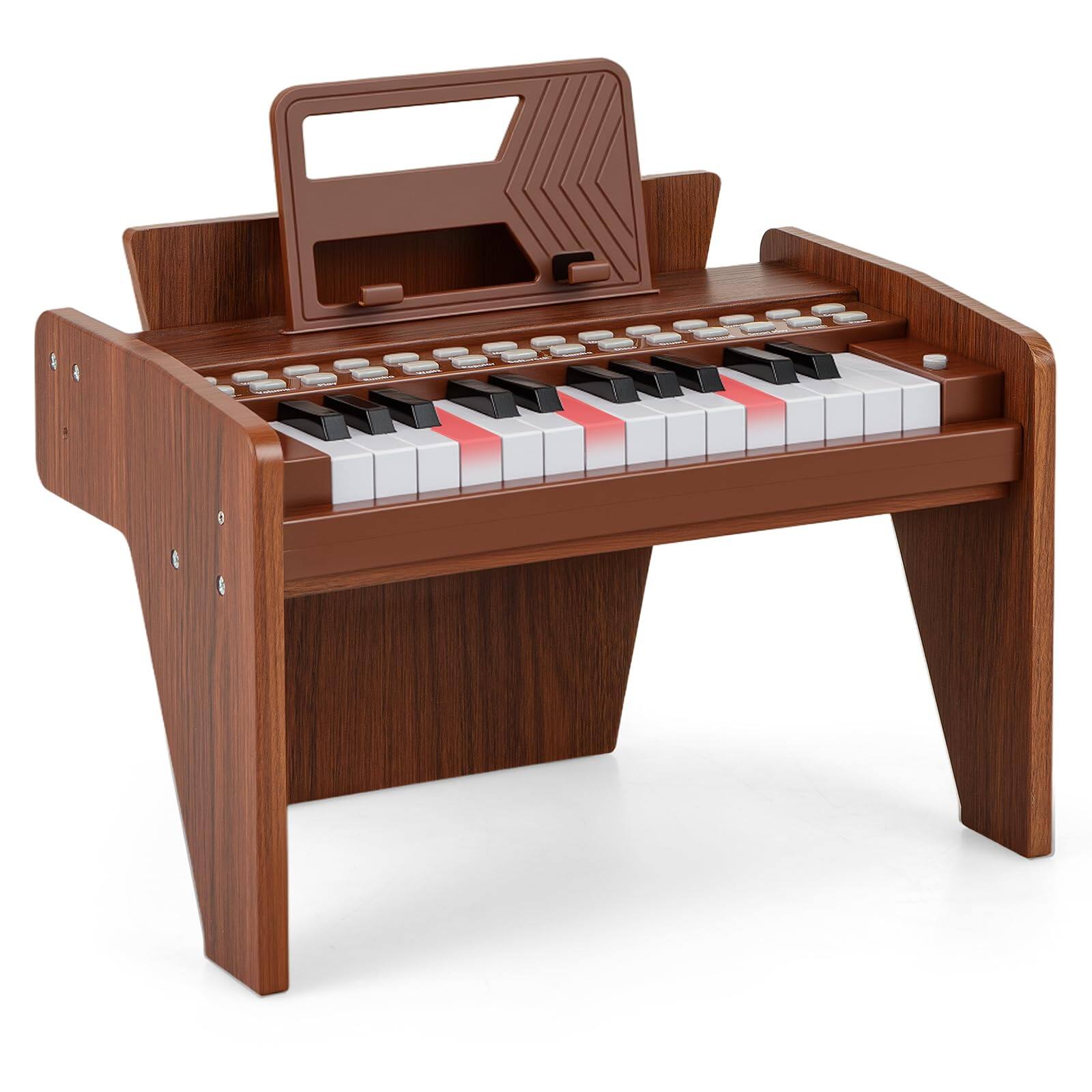 Front. Ecooso - 25-Key Kids Keyboard Piano, Adjustable Tempo and Volume, Beginner Music Toy.