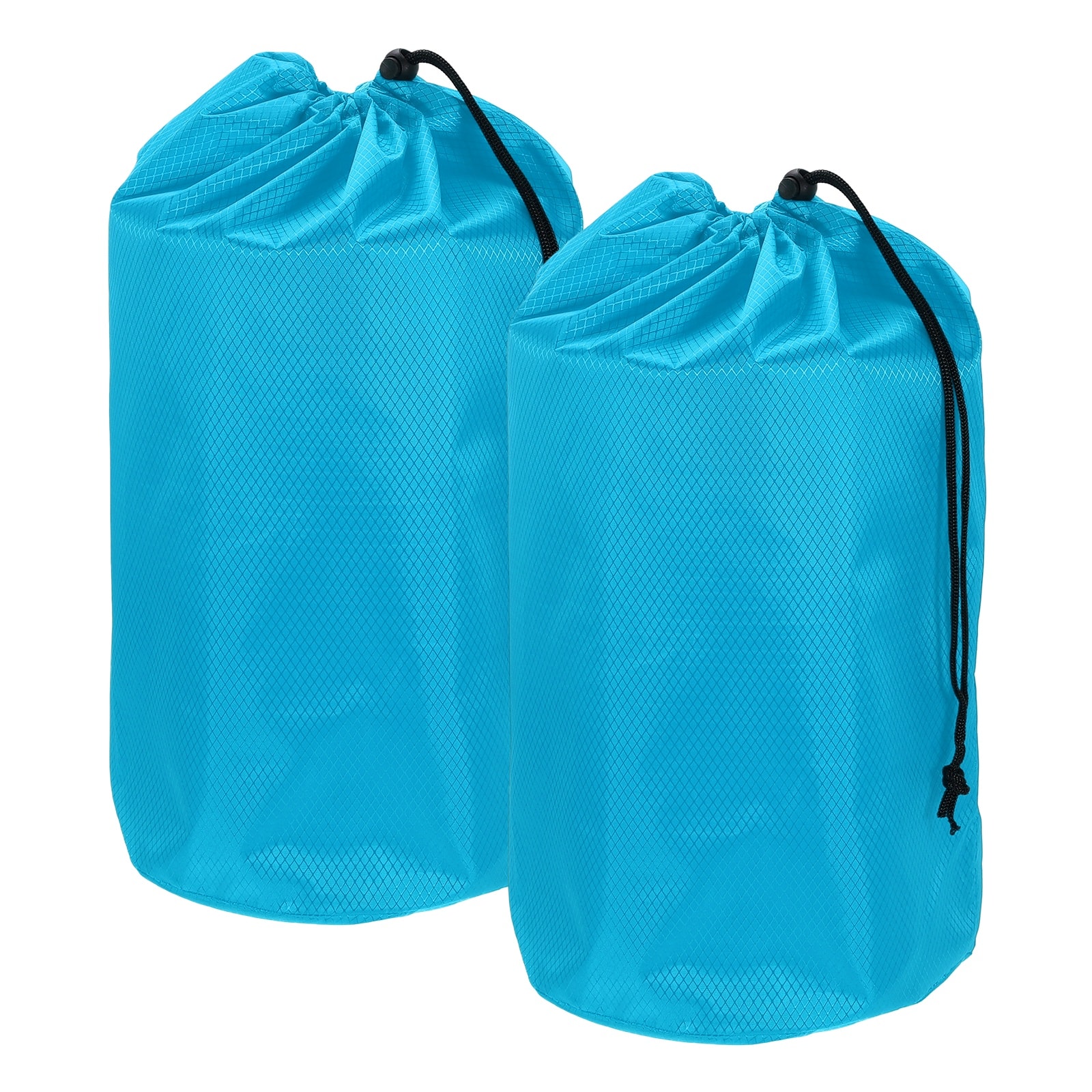 Unique Bargains - Stuff Sack, Portable Waterproof Ultralight Drawstring Dry Bag w/ Toggle, 9x17in, 2pcs for Backpacking/Camping - Bright Blue price history on PriceWatchPro