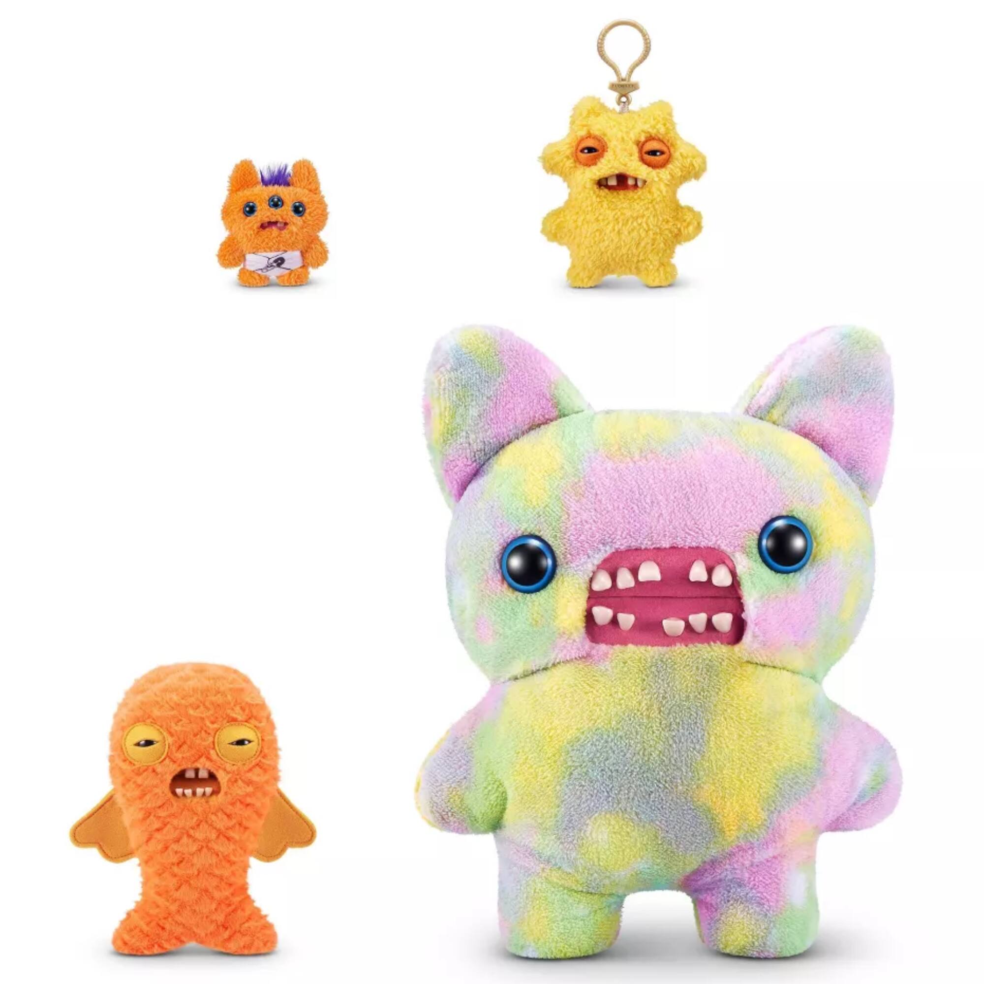 Alt View 3. SpongeBob SquarePants - Fuggler Funny Ugly Monster Plush Toy - 9 in Butt Ugly Pets (Cod Father - Gold Fish) - Assorted Pre-Pack.
