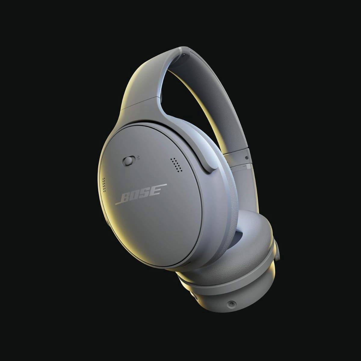 Alt View 9. Bose - Bose QuietComfort Wireless Noise Cancelling Over-Ear Headphones MOONLIGHT GREY.