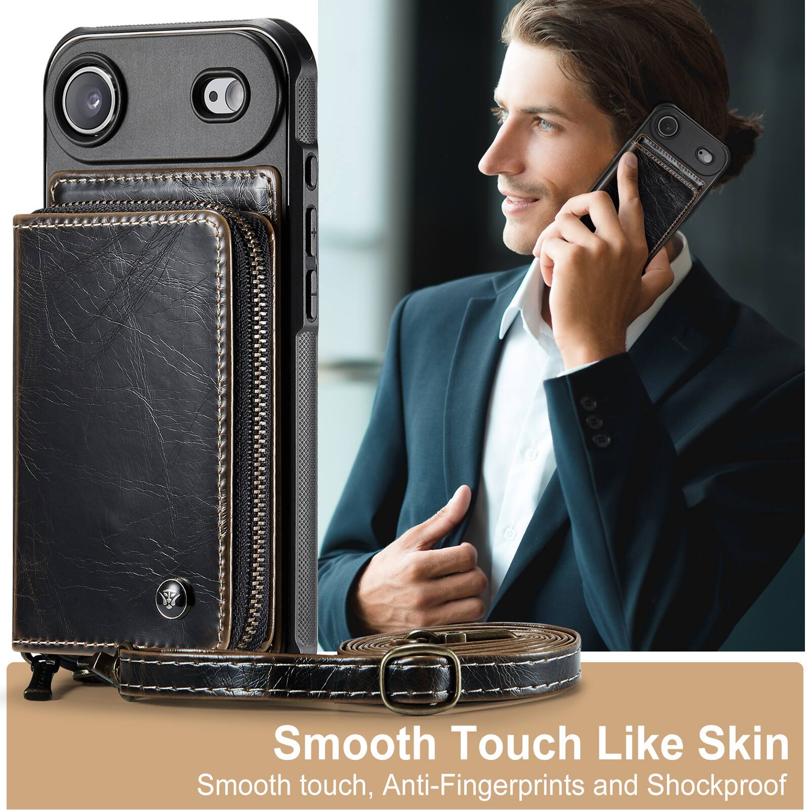 Smooth Touch Like Skin  
Smooth touch, Anti-Fingerprints and Shockproof