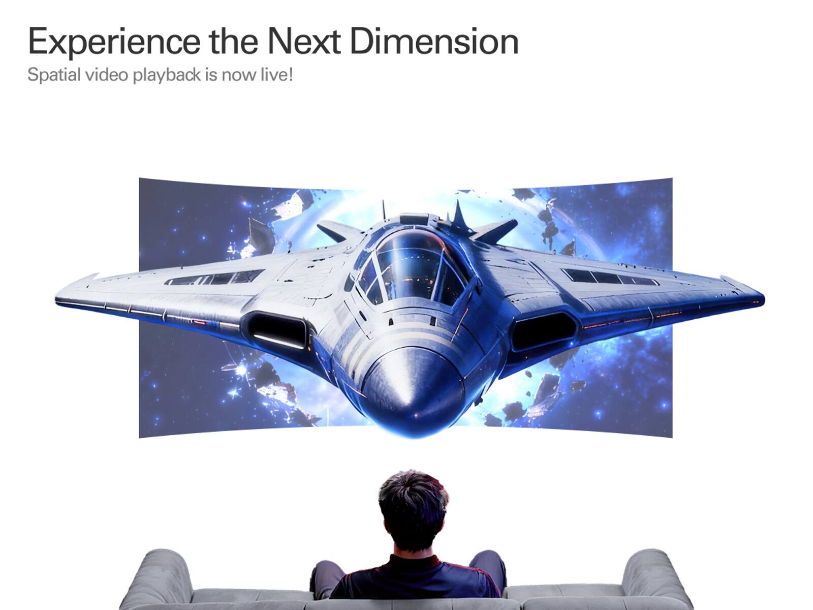 Experience the Next Dimension  
Spatial video playback is now live!