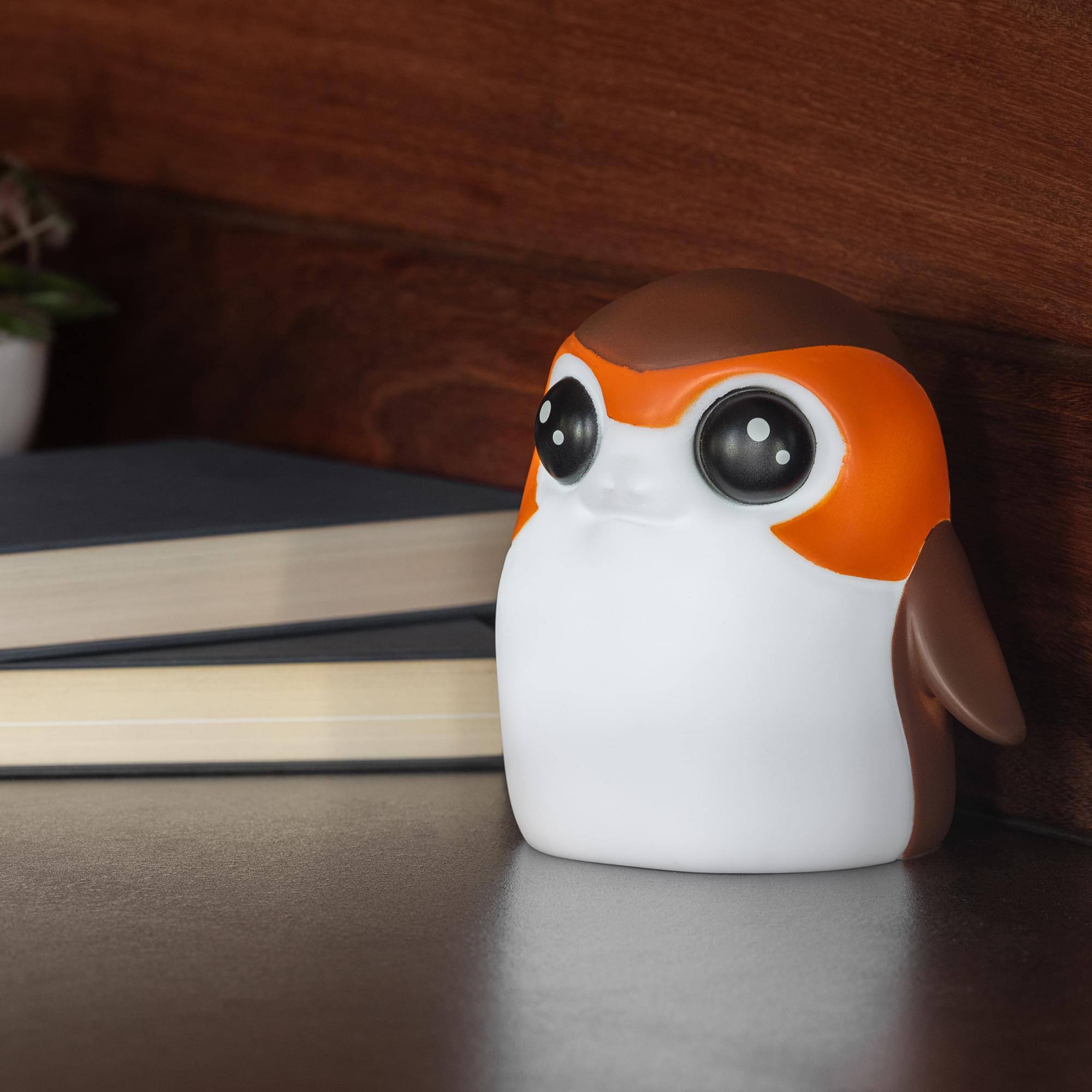 Alt View 3. Ukonic - Star Wars Porg LED Mood Light Figure | Mood Lighting Star Wars Figure | 6 Inches - Brown.