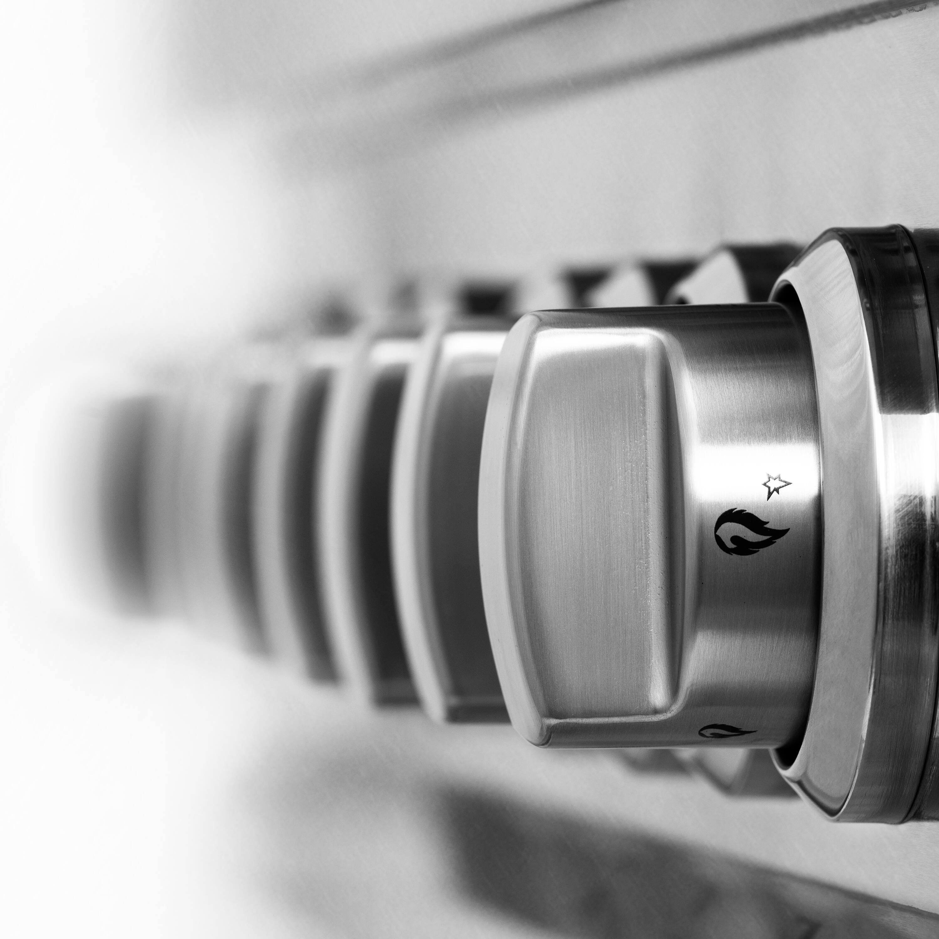 Alt View 5. ZLINE - ZLINE 30 in. Legacy Dual Fuel Range w/ 4 Brass Burners in Satin Stainless Steel (RAS-SN-BR-30) - Satin Stainless Steel.