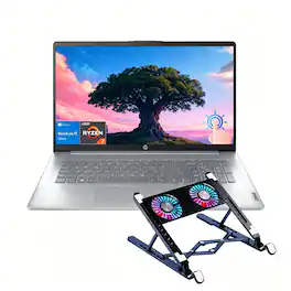 Lenovo - IdeaPad Slim 3 15.6" FHD Touch Laptop - AMD Ryzen 7 5825U - 16GB RAM 512GB SSD - Numeric KB - PCO Laptop Cooler - Gray