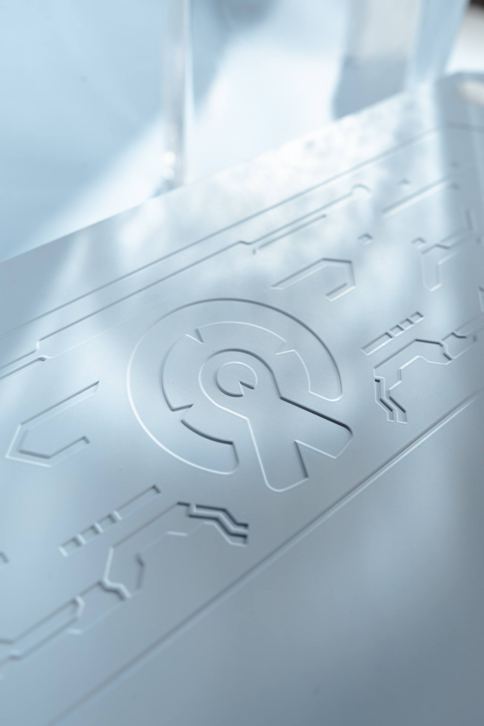 Alt View 2. Womier - Womier ERA75 75% Wireless Mechanical Keyboard with VIA/QMK, Knob Full Aluminum Custom Keyboard - Light Blue.