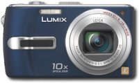 Front Standard. Panasonic - Lumix 7.2-Megapixel Digital Camera - Blue.